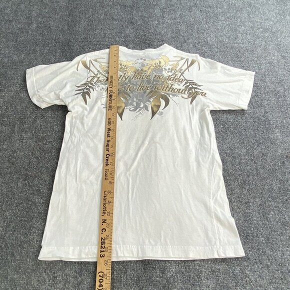 Twilight New Moon Movie Promo T Shirt Small ‘09‎ Edward Cullen Quote on back Y2K - Picture 9 of 12